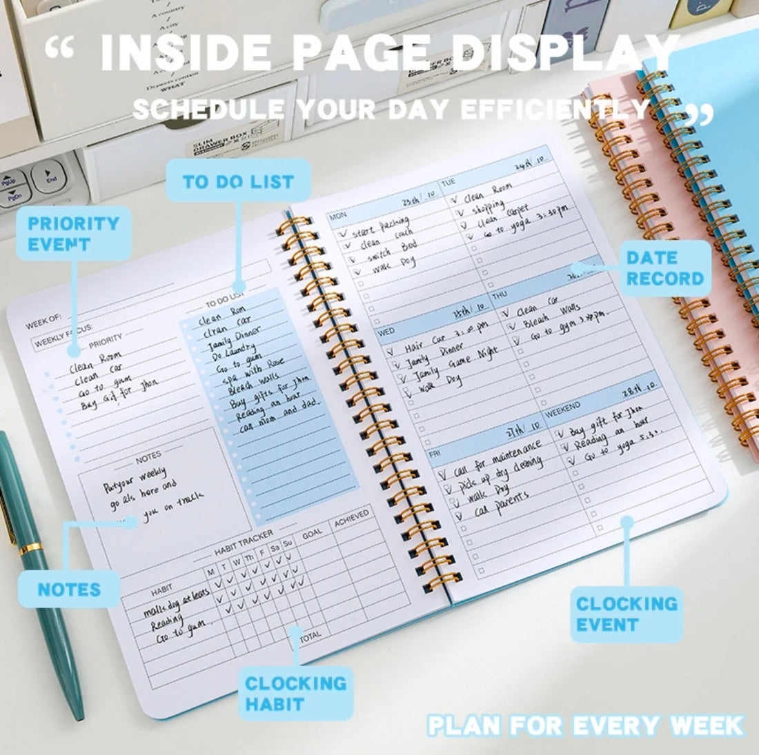 Weekly planner