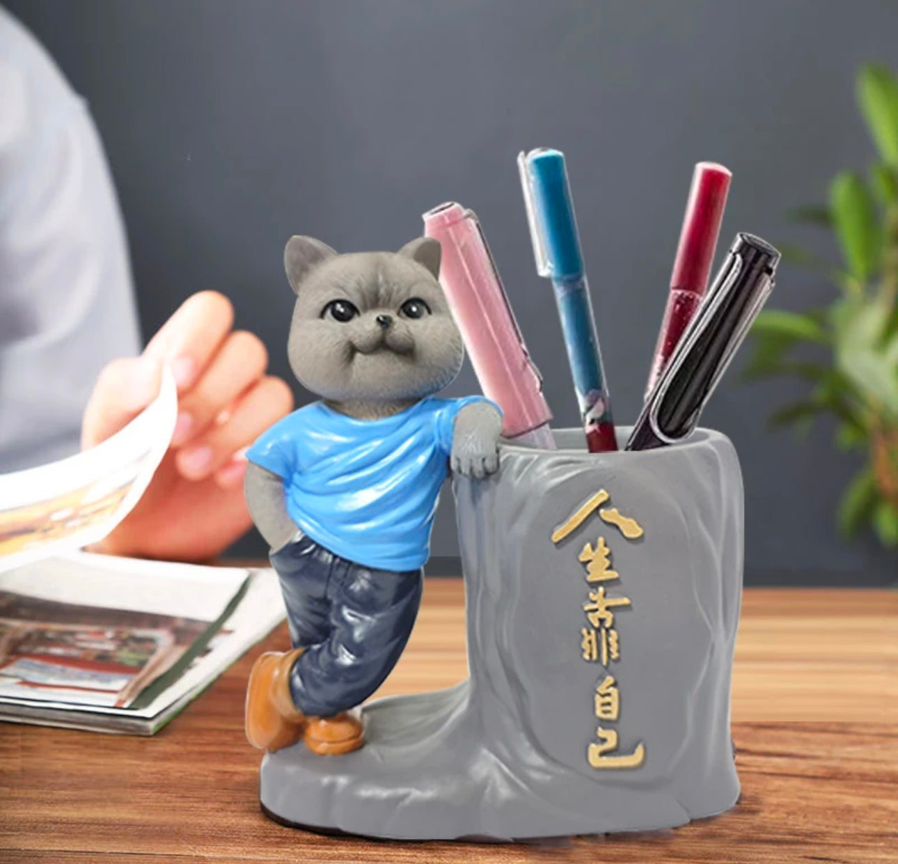 Cat Pen Holder