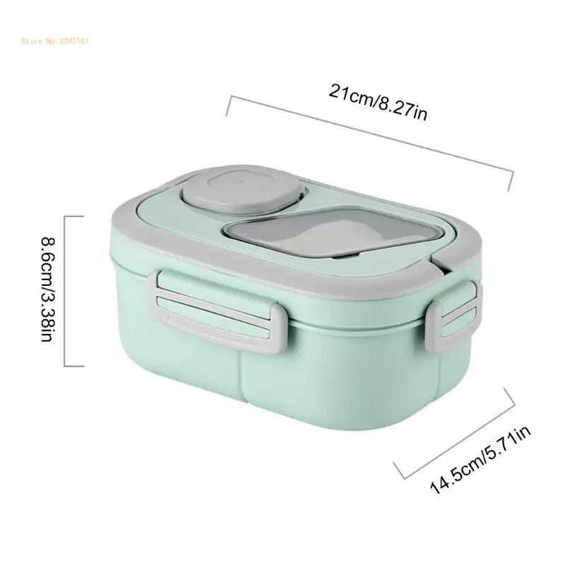 Bento Lunch Boxes with Compartments Double layer Lunch Container Storage Boxes Meal Preparation Container for Kids